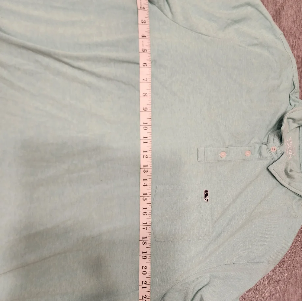 Men's Vineyard Vines Polo Xl Light Blue - Picture 9 of 12